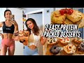 2 Easy High Protein Desserts! tasty & low cal