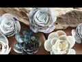 LIVE - Beach Art - Seashell Flowers