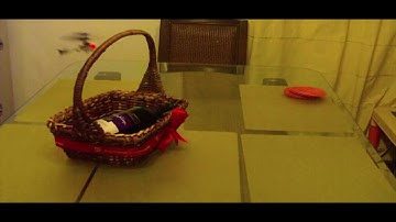 4 Channel PicooZ : Aileron response, Sideways flight test through the loop