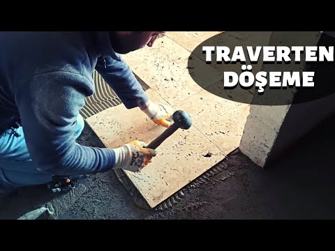 Traverten Nasıl Döşenir | Traverten Derzi Yapımı