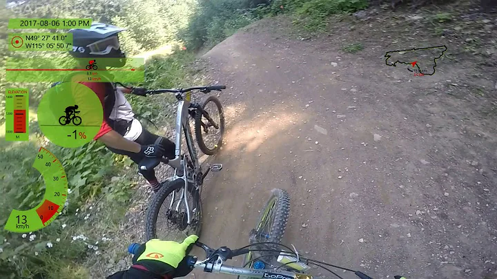ToP Gun trail in Fernie Alpine Resort with Gilbert...