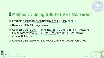 Lesson 5: Different methods to program Atmega328 MCU
