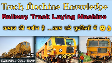 Railway Track Laying Machine Renewing a high speed Railway line #highspeed #trackmachine #viralvideo