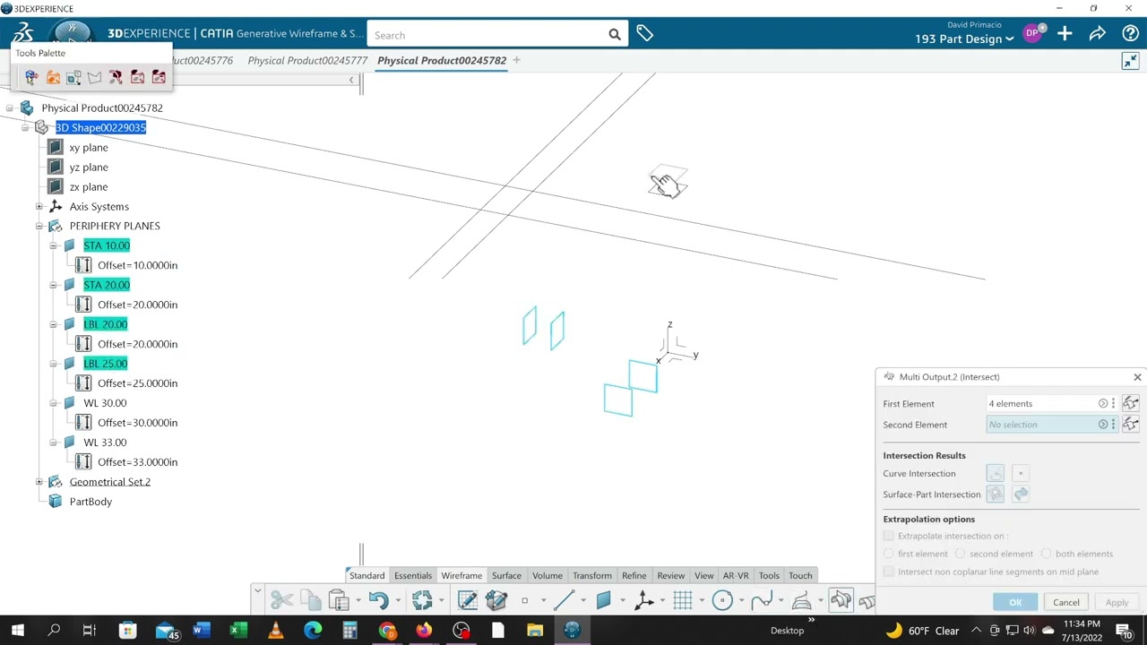 Published Elements 1 Engineering Part 3D Experience CATIA