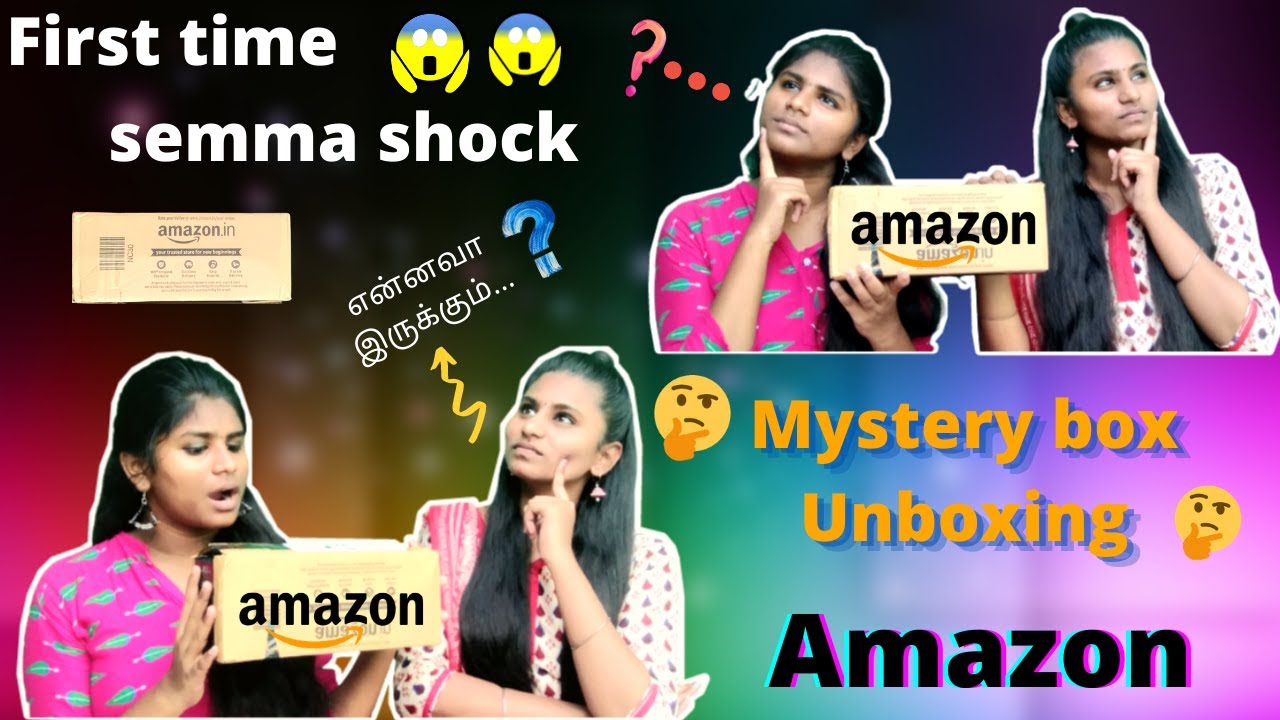📦UNBOXING AMAZON MYSTERY BOX 📦 product review [TAMIL