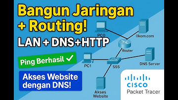 Cara Bangun Jaringan LAN, HTTP & DNS Server di Cisco Packet Tracer | Simulasi Routing Lengkap!