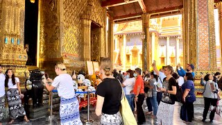 Amazing Grand Palace (Wat Phra Kaew)International tourists continue to flock to visit | วัดพระแก้ว