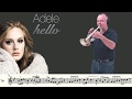 Hello by Adele.  A trumpet cover.