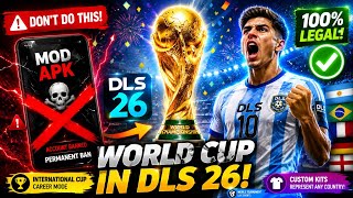 How To Play the World Cup in Dream League Soccer 2026 | DLS 2026 | screenshot 4