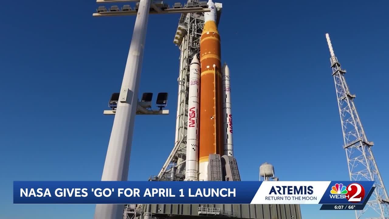 NASA gives 'go' for April 1 launch of Artemis II - YouTube