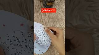 make a amazing easy paper heart gift idea #easycraft #youtubeshorts