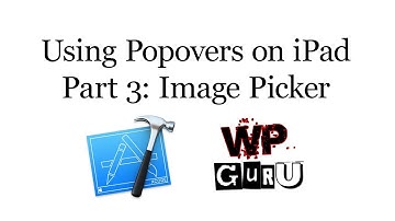 How to use a Popover on iPad - Part 3: Image Picker