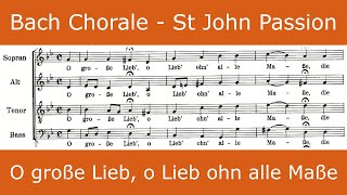 Miniatura del video "Bach - St John Passion - O grosse Lieb (chorale)"
