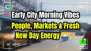Early Urban Sunrise Vibes ✦ Relaxing Morning Music ✨ City Life & Fresh Day Energy