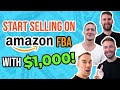 HOW TO START ON AMAZON FBA WITH $1000!