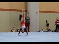 Level 4 floor routine 2023 1st place 9375