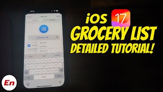 How to Create Grocery List on iOS 17 With Reminders App (Detailed Tutorial)! screenshot 5