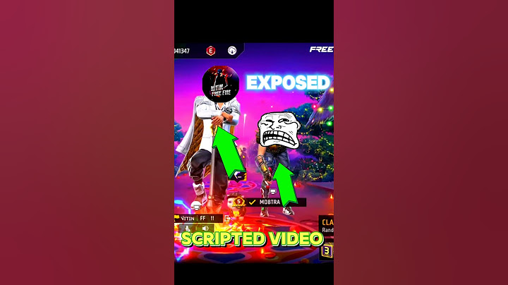 @NITINFREEFIRE EXPOSE 😂 | Nitin Free Fire Scripted Video #freefire #shorts #trending