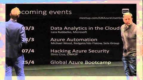 A Morning with Scott Guthrie UK Azure User Group The Scott Guthrie Keynote