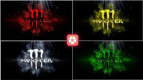 Monster Logo Reveal | Kinemaster | PixelLab Tutorial | Net Library Official