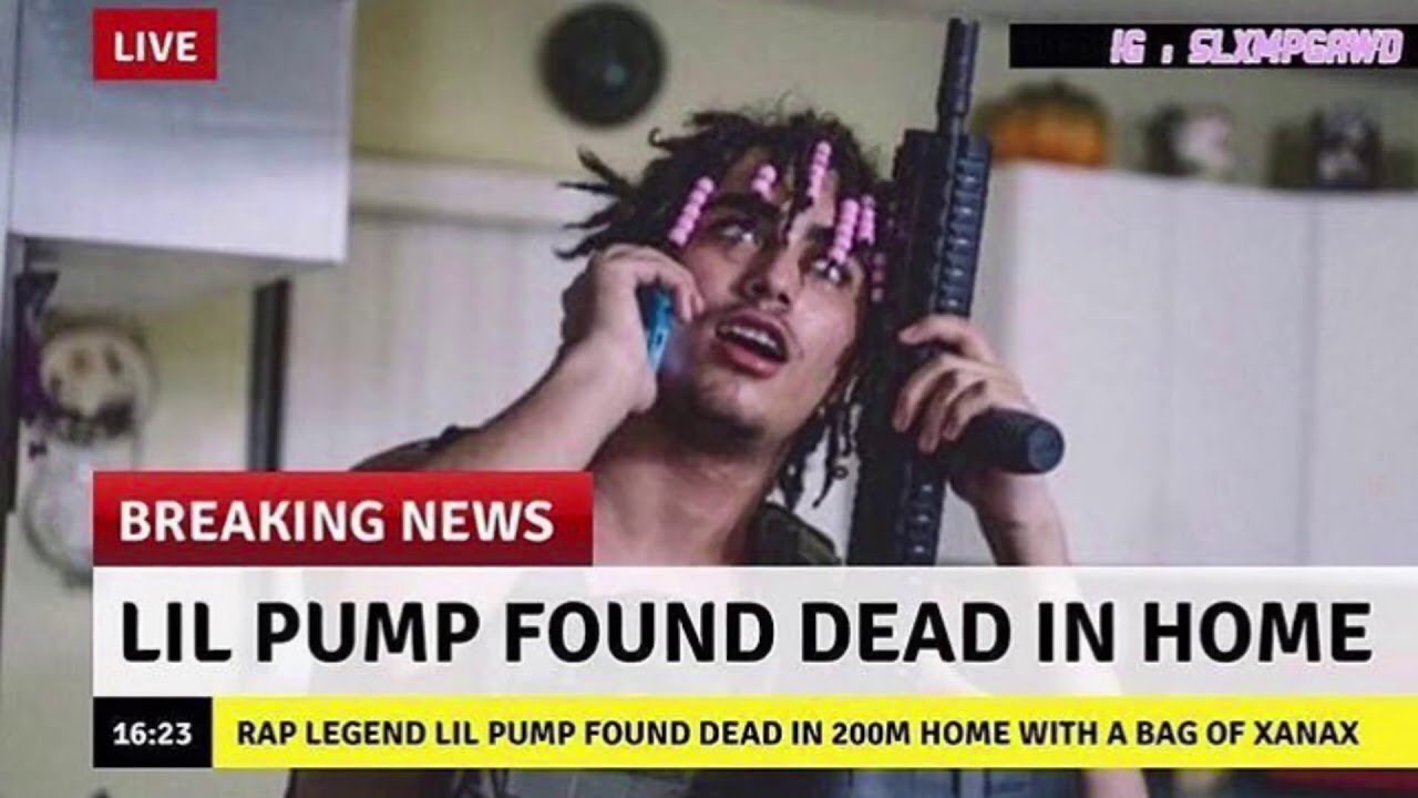 Lil pump dies of overdose of XANAX VIDEO EVIDENCE