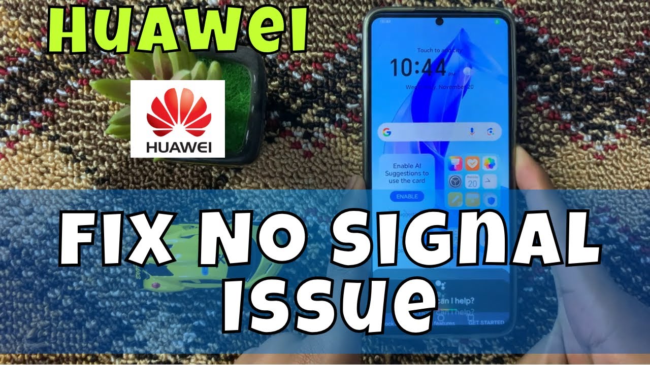 How to fix No Signal Issue On Huawei Mobile - YouTube