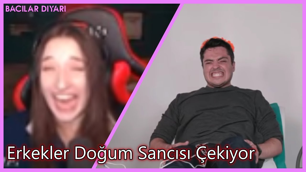 Pqueen - Erkekler Doğum Sancısı Denedi İzliyor (TepkiKolik)