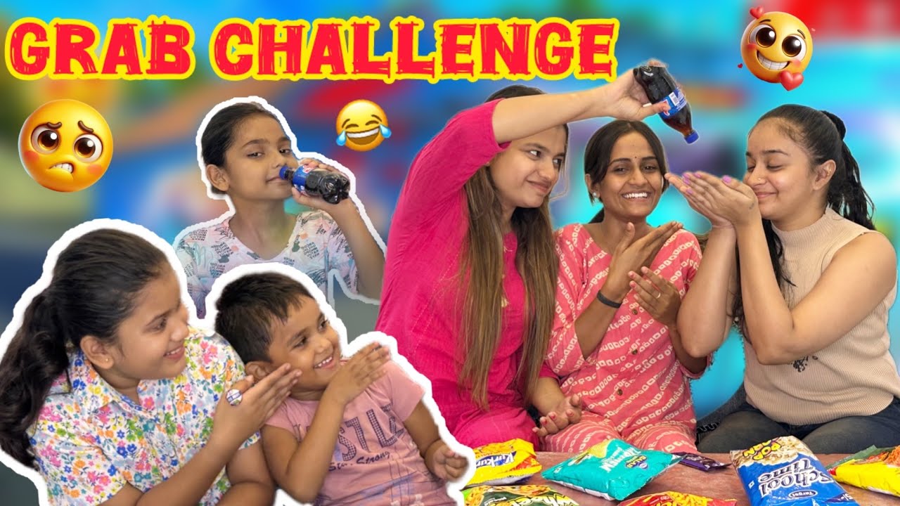 GRAB CHALLENGE WITH FRND’s 🤭🤣