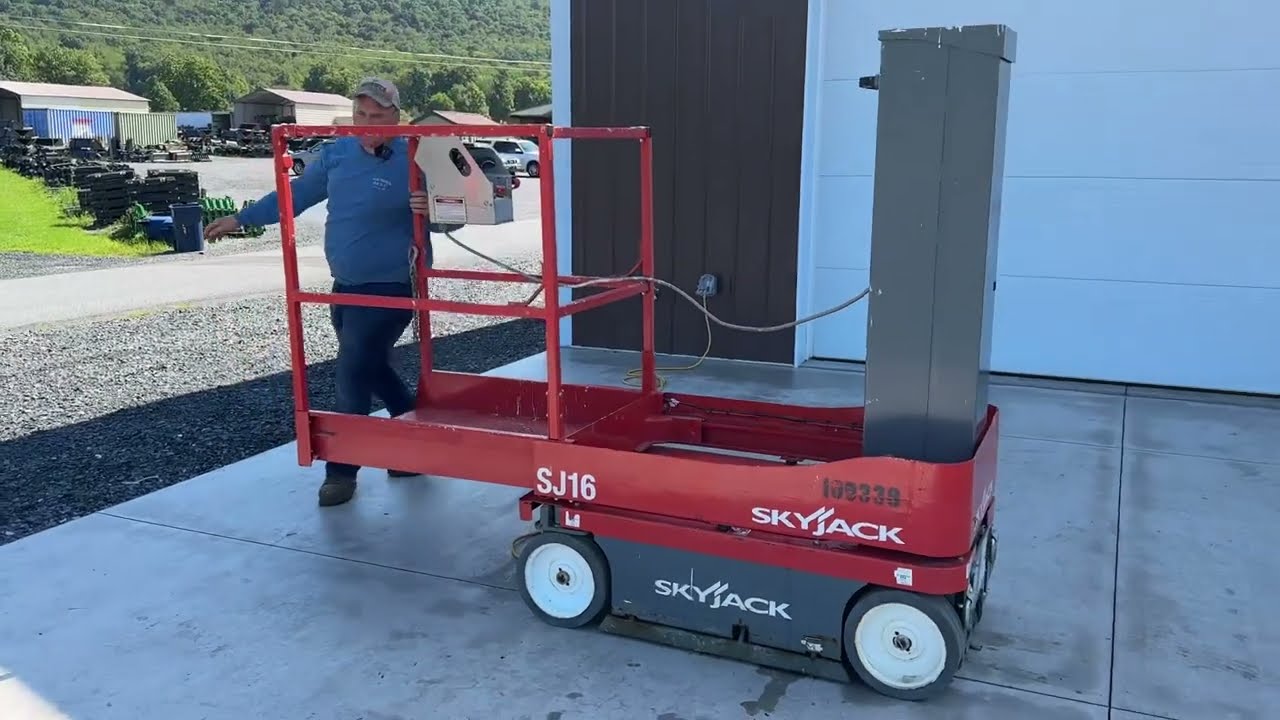 2018 Skyjack SJ16 Electric Man Lift 21' 7