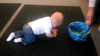 Logan's First Easter Egg Hunt