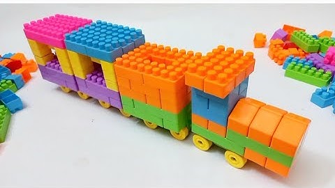 Satisfying DIY Lego Train / ASMR Building Blocks / Lego Building Fun #buildingblocks#asmr#asmrsounds