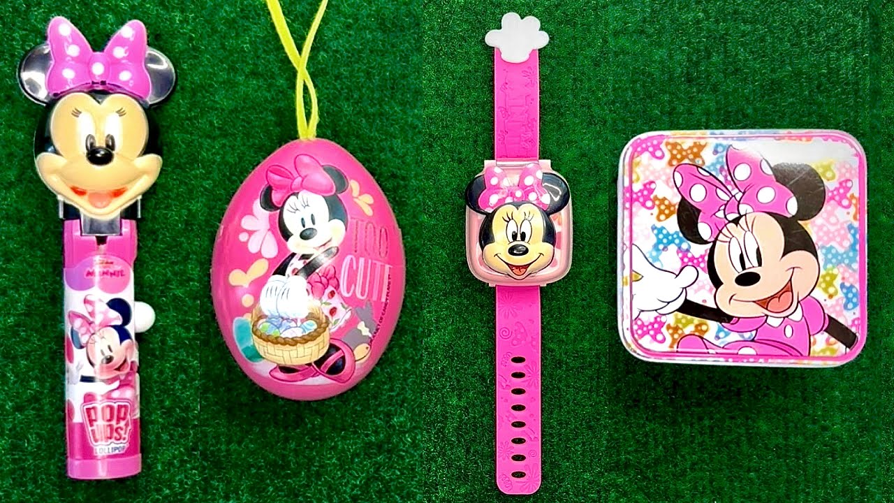 😻 Satisfying Disney MINNIE MOUSE Candy ASMR | Funny Surprise Egg Sweets and Toys opening