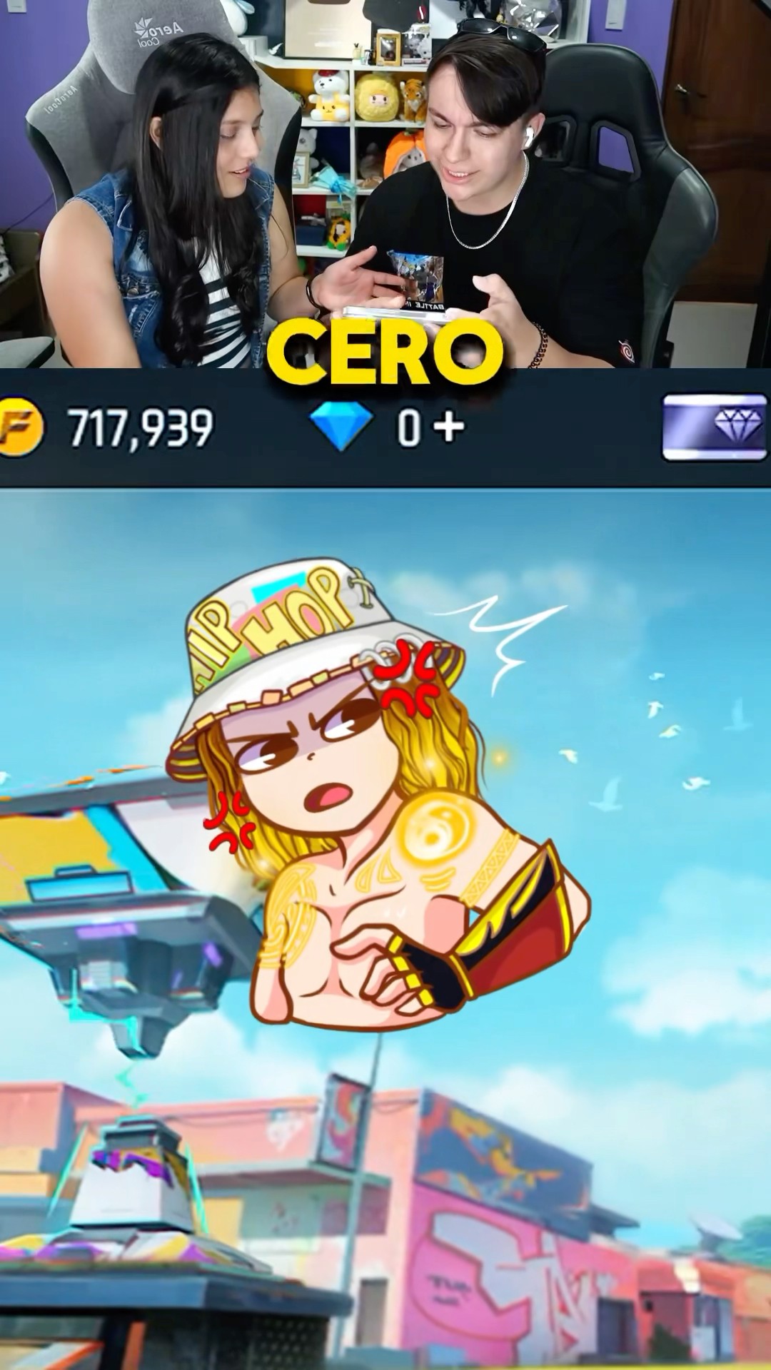 Me gastaron 100,000 diamantes en Free fire??!!