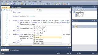 Visual Basic Tutorial   72   GetValues Of Enumerations ‏