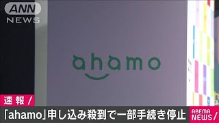 ドコモの「ahamo」申し込み殺到で一部手続き停止(2021年3月29日)