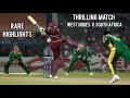 Thrilling match  west indies v south africa  3rd odi 2005  highlights