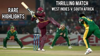 Thrilling Match | West Indies V South Africa | 3rd ODI 2005 | Highlights