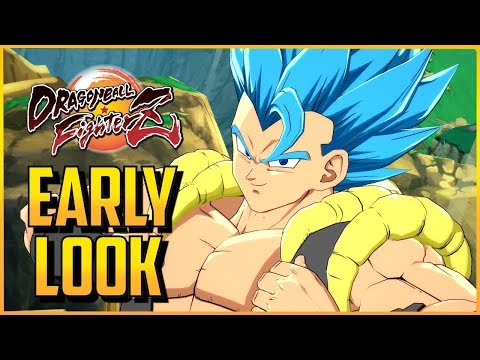 DBFZ ▰ Early Look At Gogeta Blue 【Dragon Ball FighterZ】