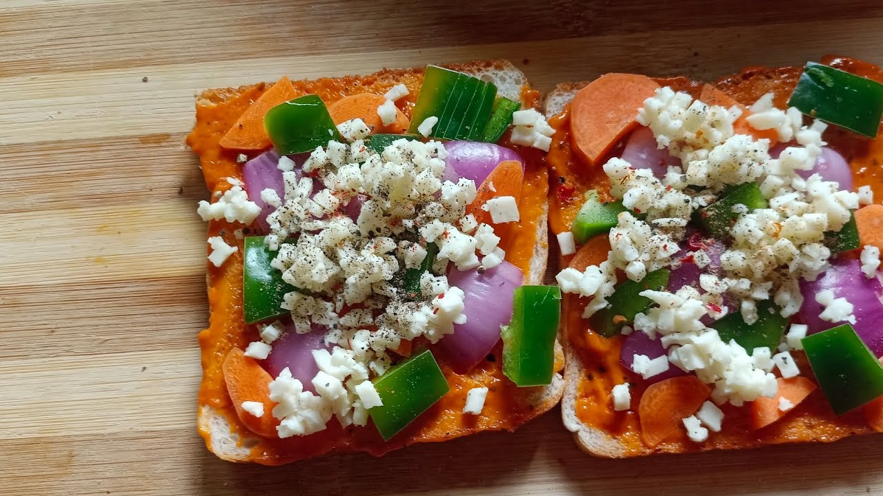 Bacho ka favourite bread pizza ghr pe hi bnaye r kare enjoy 😍