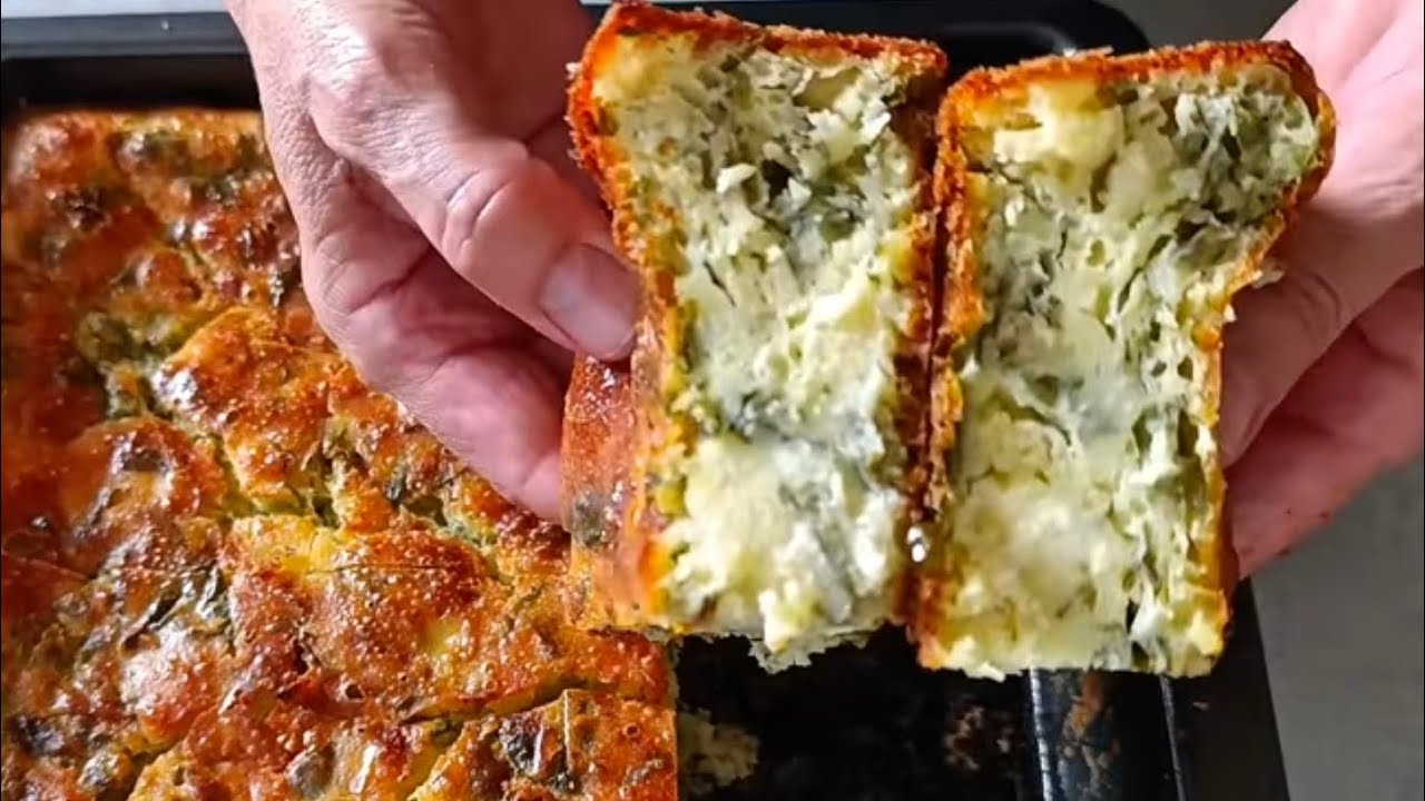  Izmešaj sve kašikom ! Nema kora !😋 Brza pita zeljanica ! 🎉