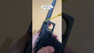 Hi Capa airsoft pistol lubrication and maintenance #airsoft #actionair  #toyguns #shorts