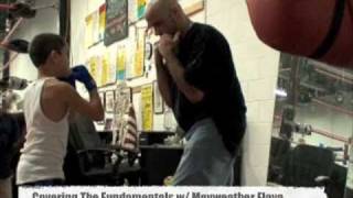 Coach Rick: Kids Basic Boxing Training using the Mayweather Style of Boxing Mittwork / Pad workout