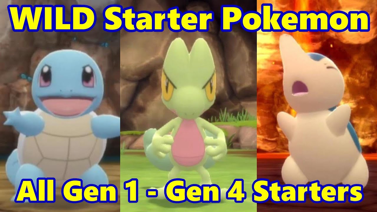 Where to Get Gen 1-4 Starter Pokemon in Pokemon Brilliant Diamond and  Shining Pearl