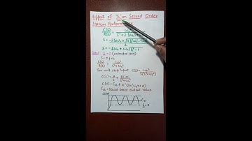 SECOND ORDER SYSTEM | PART-1 | CONTROL SYSTEM | BY DHEERAJ SINGH
