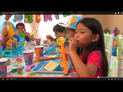 Nico acting in Party City Bubble Guppies commercial