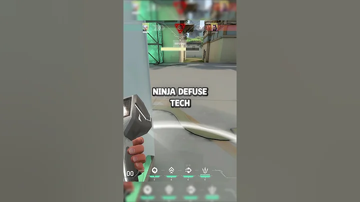 SECRET Ninja Defuse Tech in Valorant 🤫 #valorant #valorantclips
