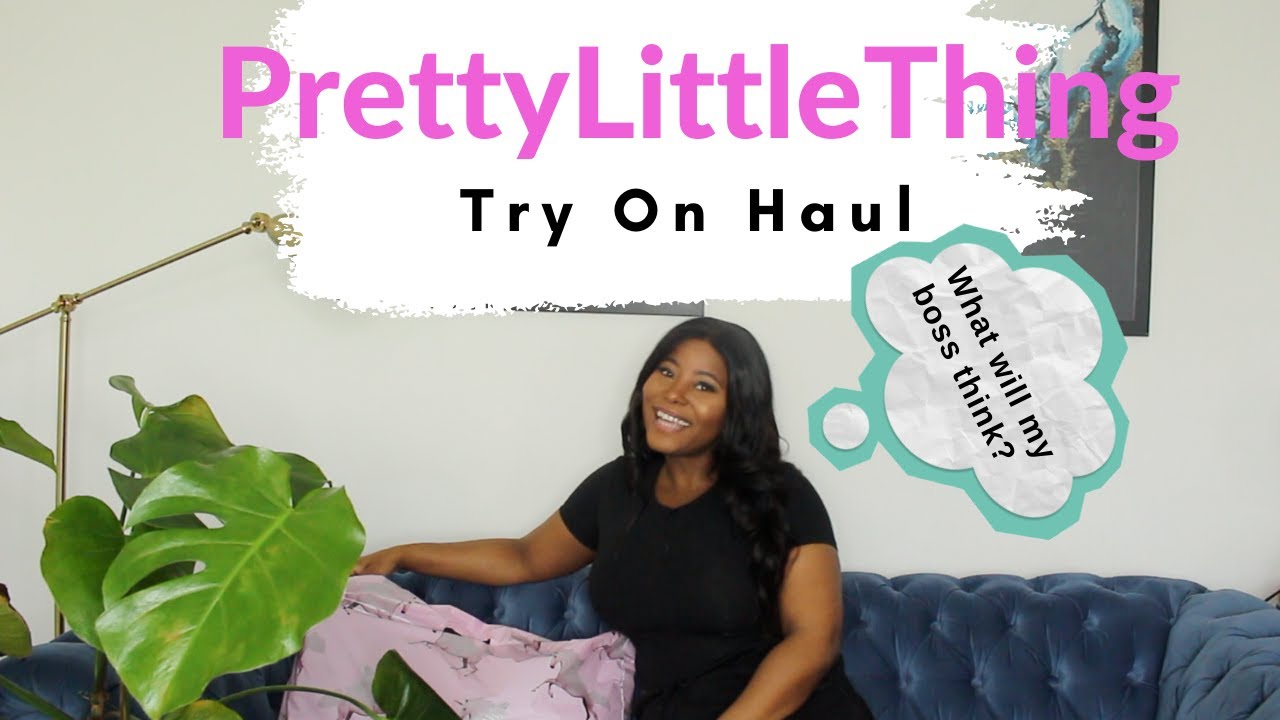 PrettyLittleThing PLT Try On Haul - Party dresses, office party outfits inspo