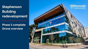 Newcastle University Stephenson Building Development - Drone Overview Footage