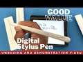 Unboxing and usage of digital stylus pen by zaccas for ipad and ipad pro