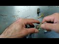 How to Remove Schlage Latch key barrel.